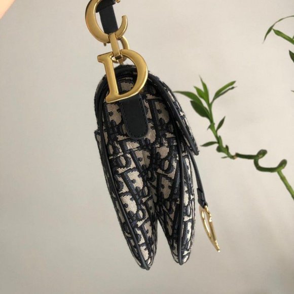 Dior Saddle Bag Large Blue - Picture 5 of 11